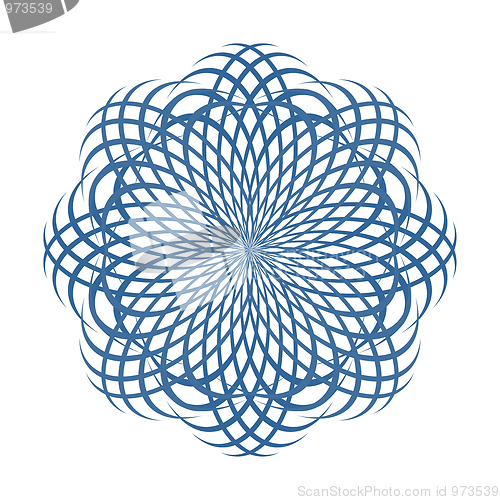 Image of Illustration abstract pattern with optical effect