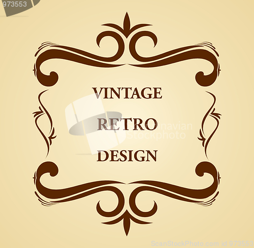 Image of Luxury vintage for design