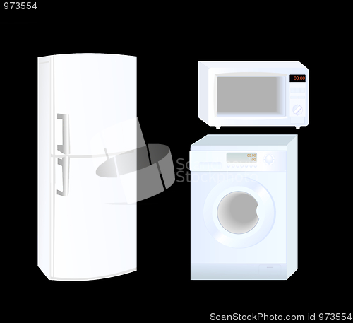 Image of Icon set - home appliances