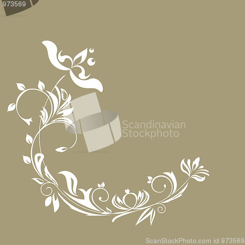 Image of Illustration of luxurious invitation card