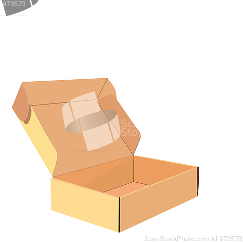 Image of Realistic illustration of box