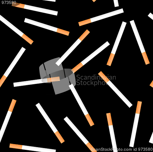 Image of Cigarette seamless on black background