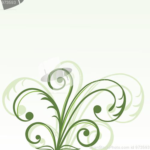 Image of Abstract flowers background