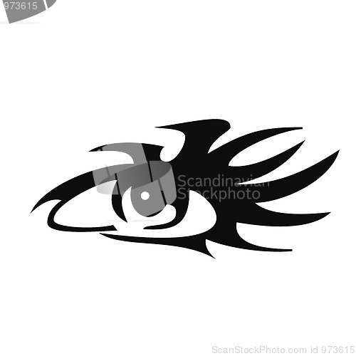 Image of Illustration tattoo of human eye