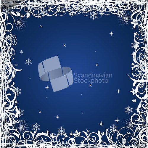 Image of Grunge Christmas frame