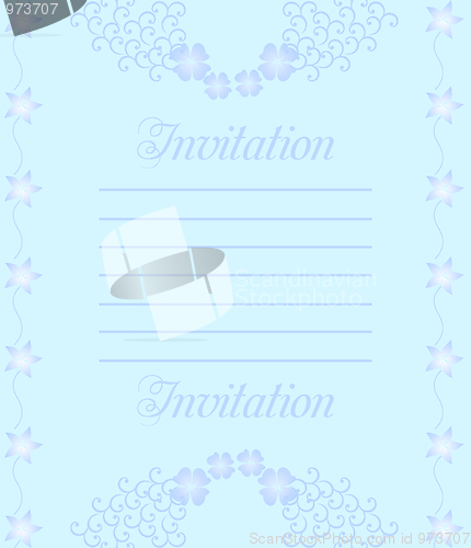 Image of A beautiful luxury wedding invitation