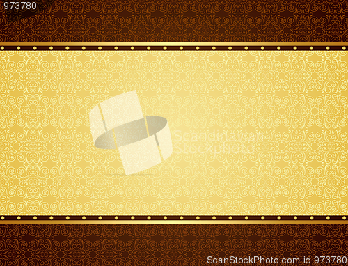 Image of Gold background for design of cards and invitation