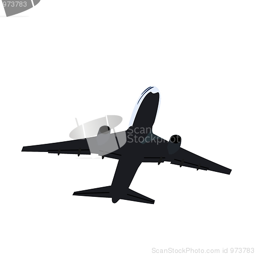 Image of Realisic illustration airplane