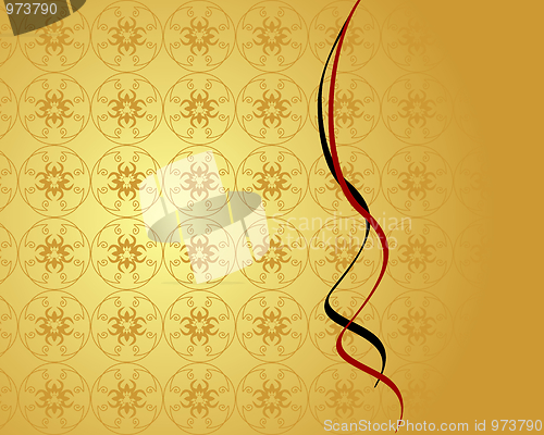 Image of Illustration luxury background card for design