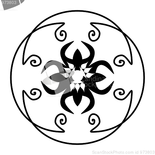 Image of Illustration decorative ornate for design