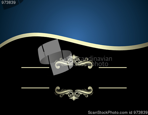 Image of Illustration of luxurious invitation card