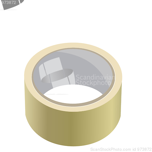 Image of Realistic illustration of adhesive tape