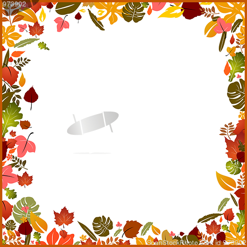 Image of Background autumn frame