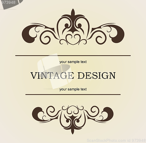 Image of Vintage design
