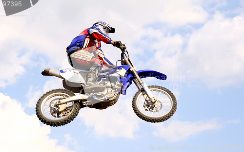 Image of motocross in the sky