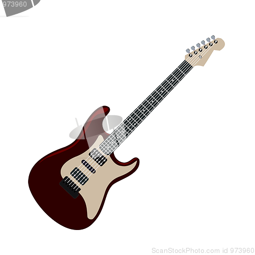 Image of Realistic illustration electric guitar