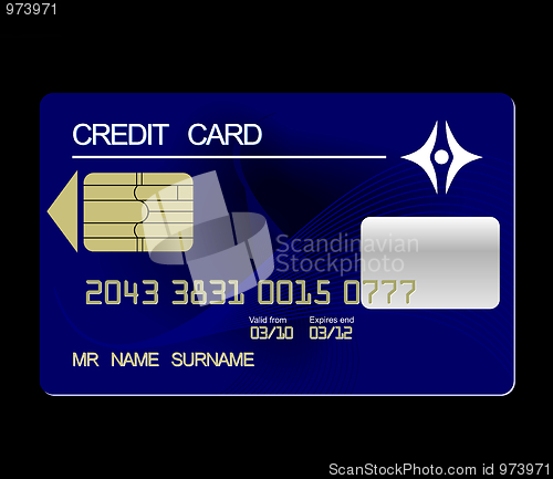 Image of Realistic illustration credit card