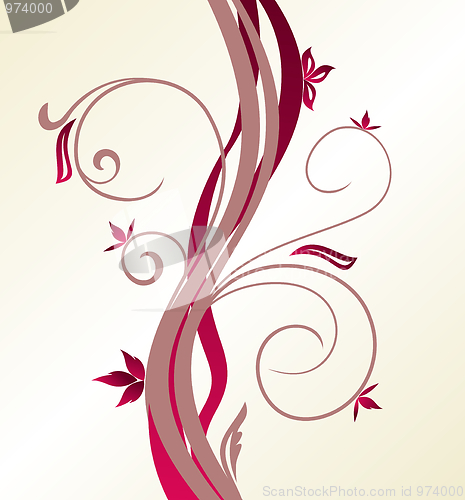 Image of Abstract floral background
