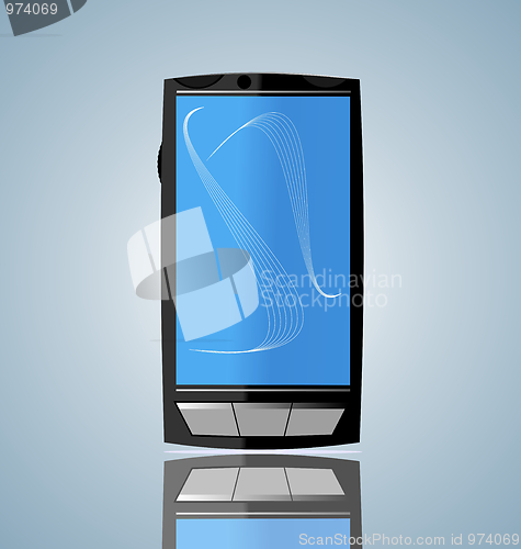 Image of Realistic illustration of smart phone