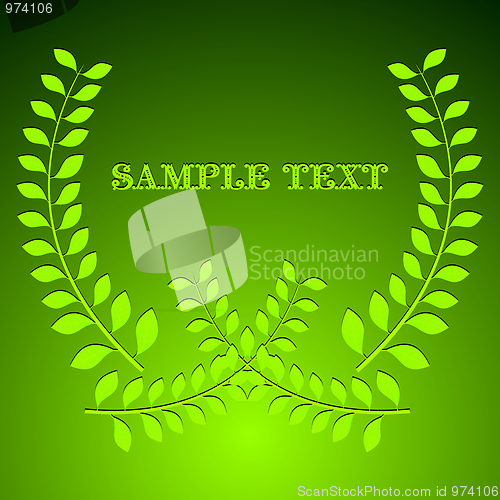 Image of Floral decorative background