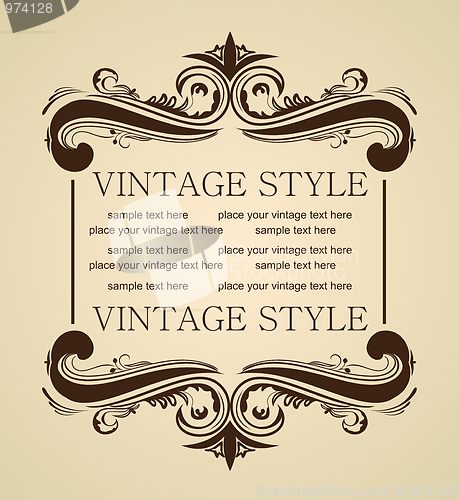 Image of Luxury vintage for design