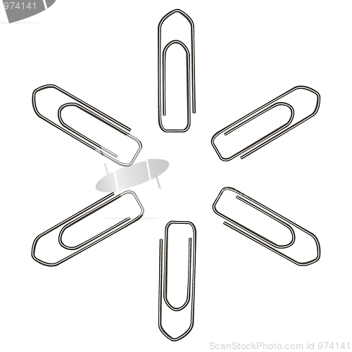 Image of Realistic illustration paper clip