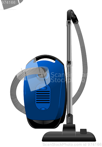 Image of Realistic illustration of vacuum cleaner