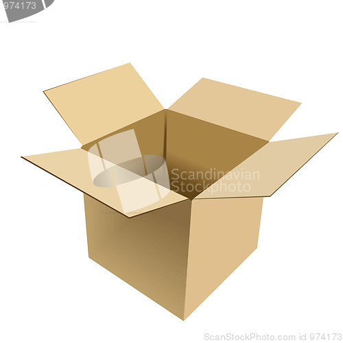 Image of Realistic illustration of box