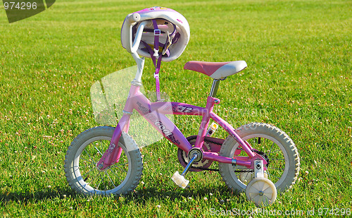 Image of Pink bicycle