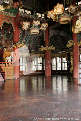 Image of Interior of a Korean palace