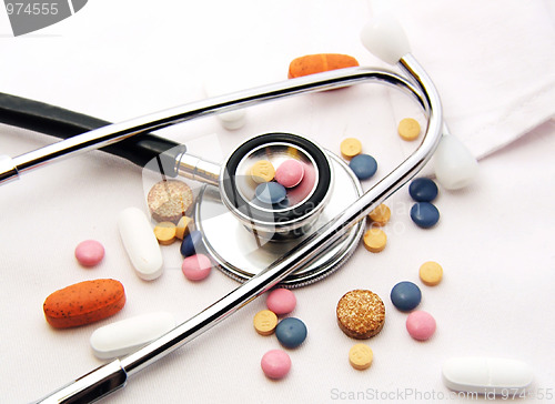 Image of Stethoscope & Drugs 