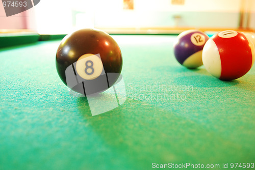 Image of billiard ball