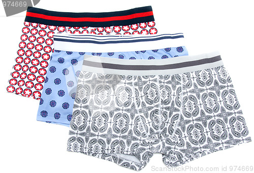 Image of Three male undershorts