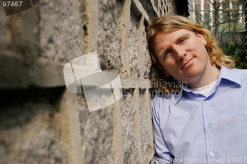 Image of Portrait of a blond man