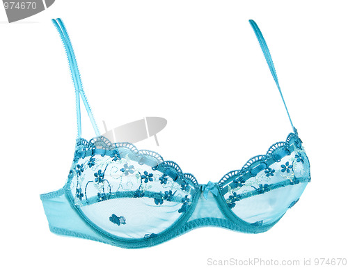 Image of Blue feminine bra