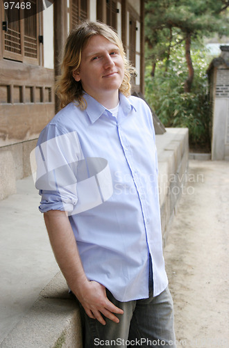 Image of Blond man