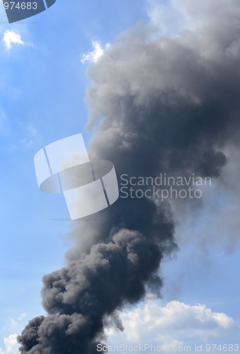 Image of Thick dark smoke