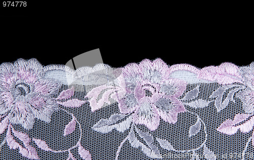 Image of Rose lace with pattern
