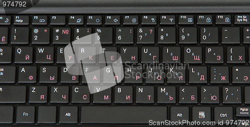 Image of Black keyboard