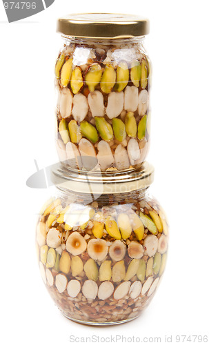 Image of Glass banks canned nuts