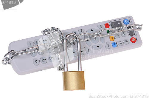 Image of  television remote control