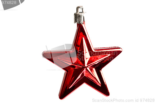 Image of Red star - Christmas decorations