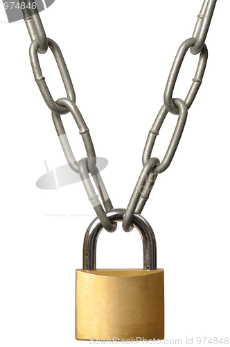 Image of Padlock and Chain