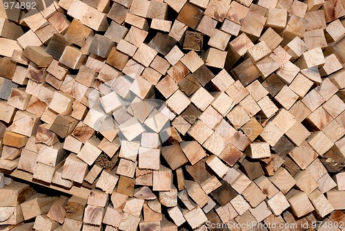 Image of Chopped wood for the fireplace