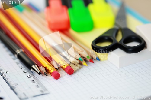 Image of school supplies