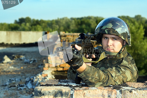 Image of Portrait of sniper