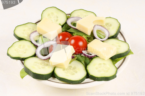 Image of Mixed salad with cheese