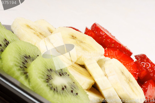 Image of Fresh fruit italian flag