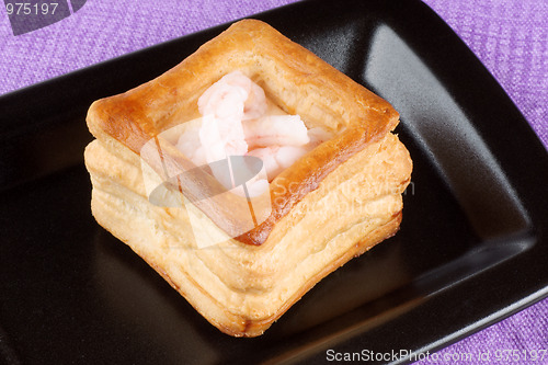 Image of Vol-au-vent with small shrimps