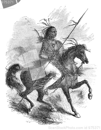 Image of Comanche warrior